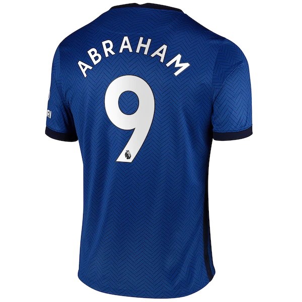 Maillot Football Chelsea NO.9 Abraham Domicile 2020-21 Bleu